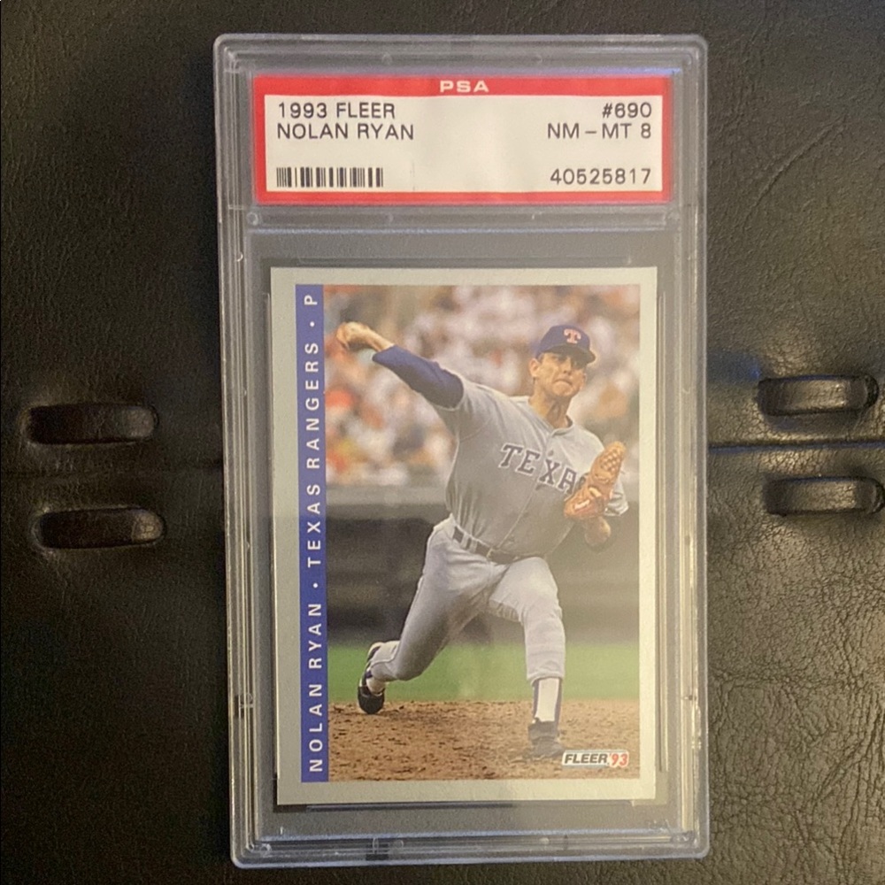 Fleer 1993 Nolan Ryan Trading Card - Blue and Gray